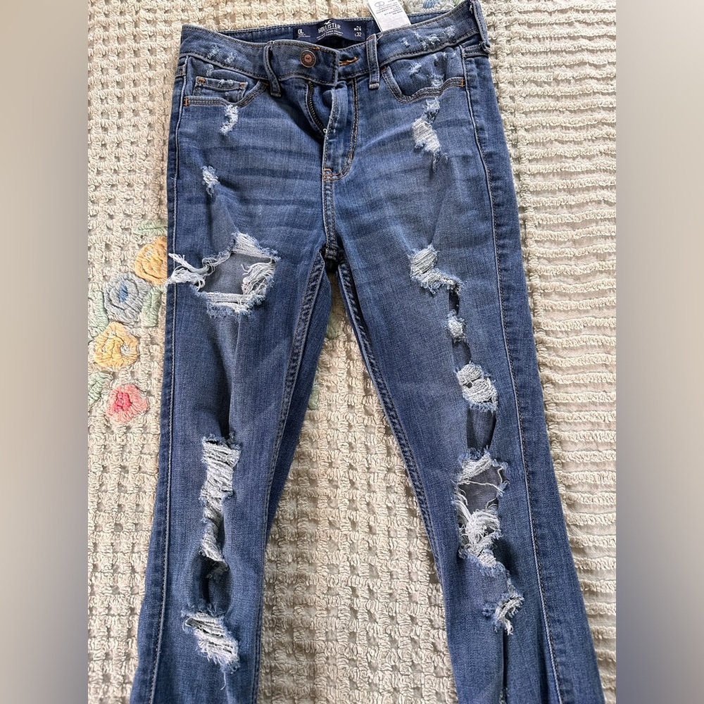 Size 24, size 0 Hollister Jeans